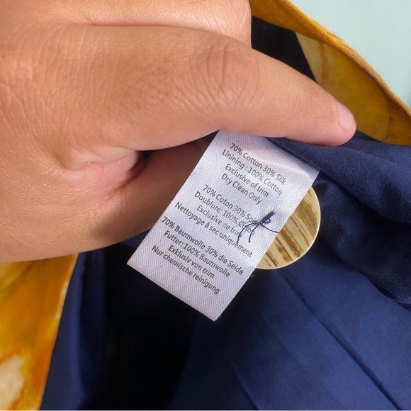 Rachel Antonoff‎ Howard Cotton Silk Mini Dress Fruit Vegetable Medium Petite - Picture 5 of 6